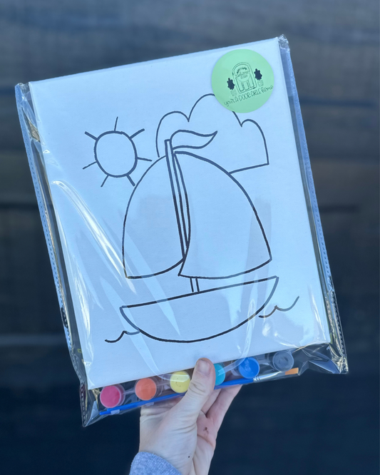 Sail Boat Paint Kit