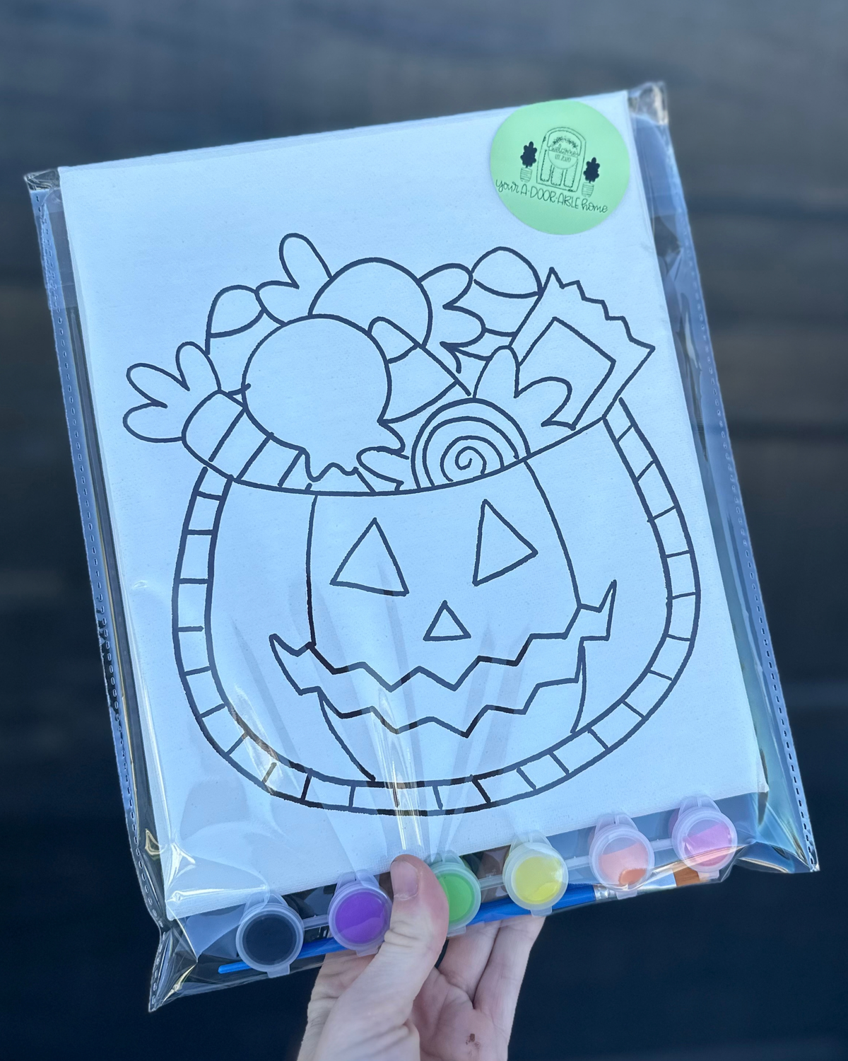 Jack-o’-Lantern Paint Kit