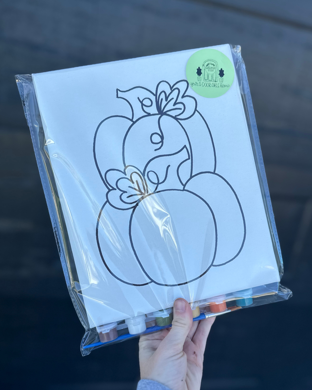 Pumpkin Stack Paint Kit