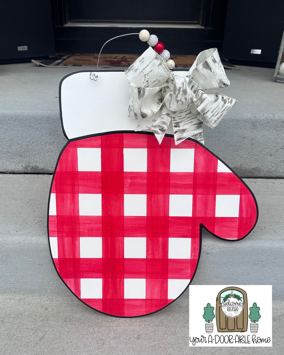 Winter Mitten Door Hanger