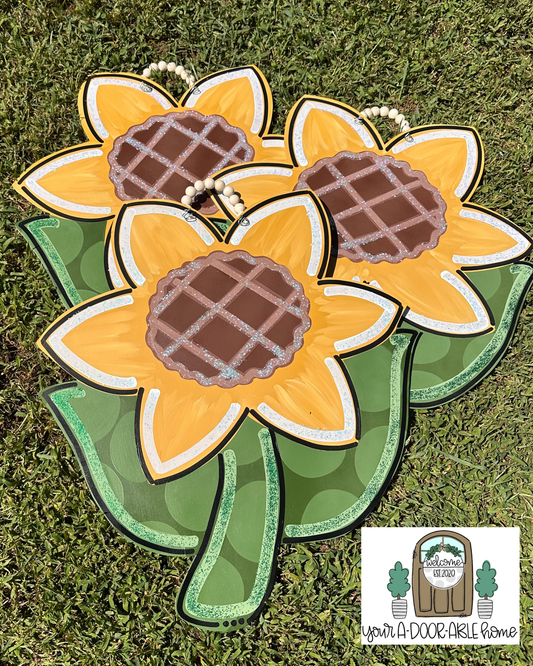Sunflower Door Hanger