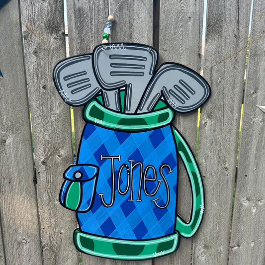 Golf Bag Door Hanger