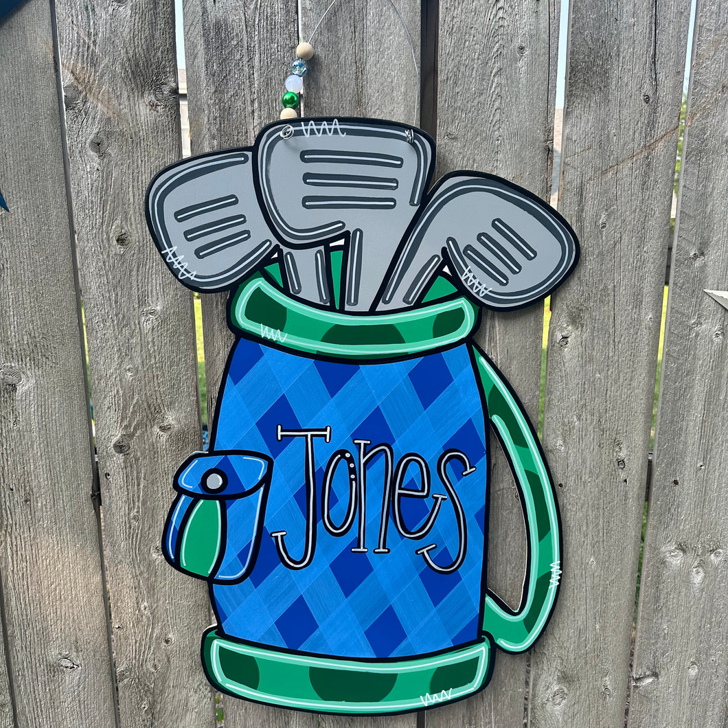 Golf Bag Door Hanger