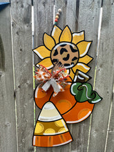 Load image into Gallery viewer, Fall Sunflower Door Hanger
