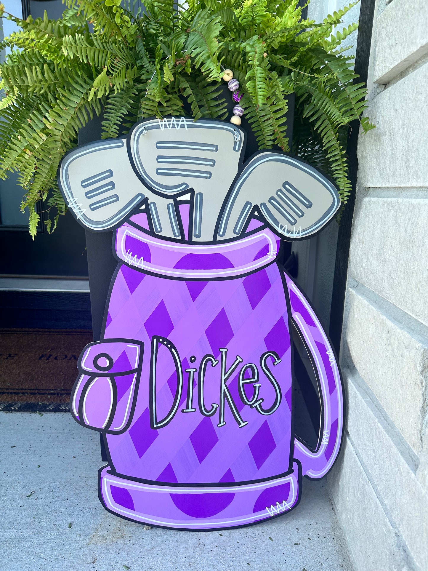 Golf Bag Door Hanger
