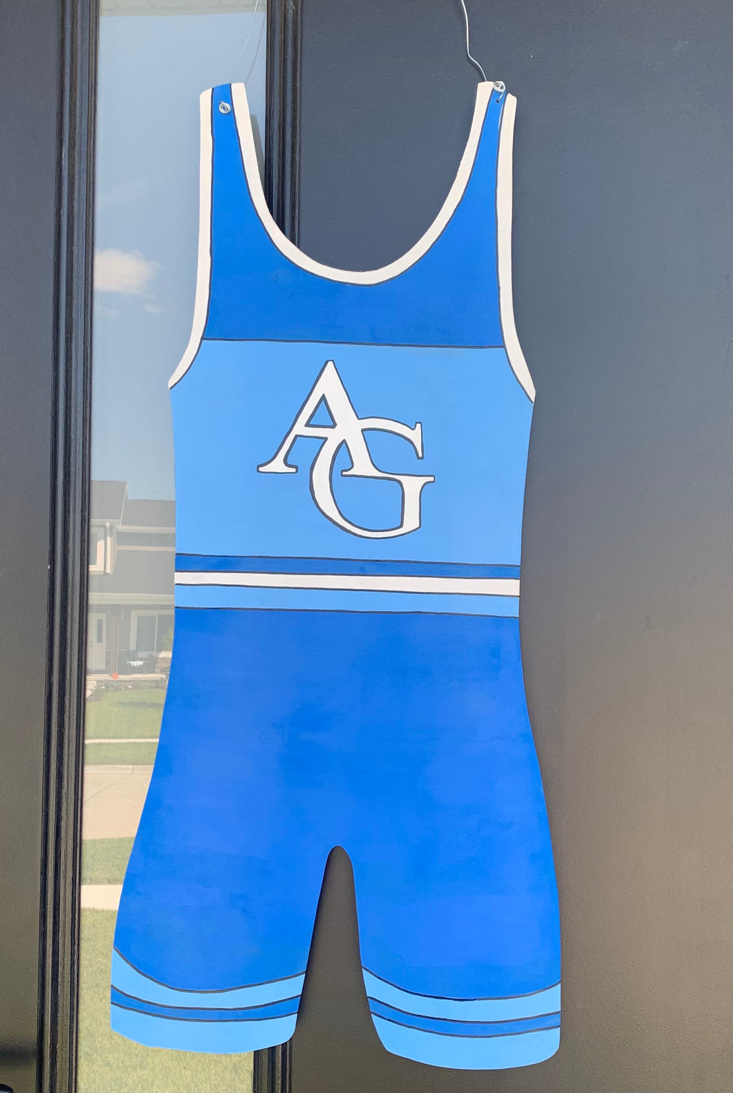 AG Wrestling Door Hanger