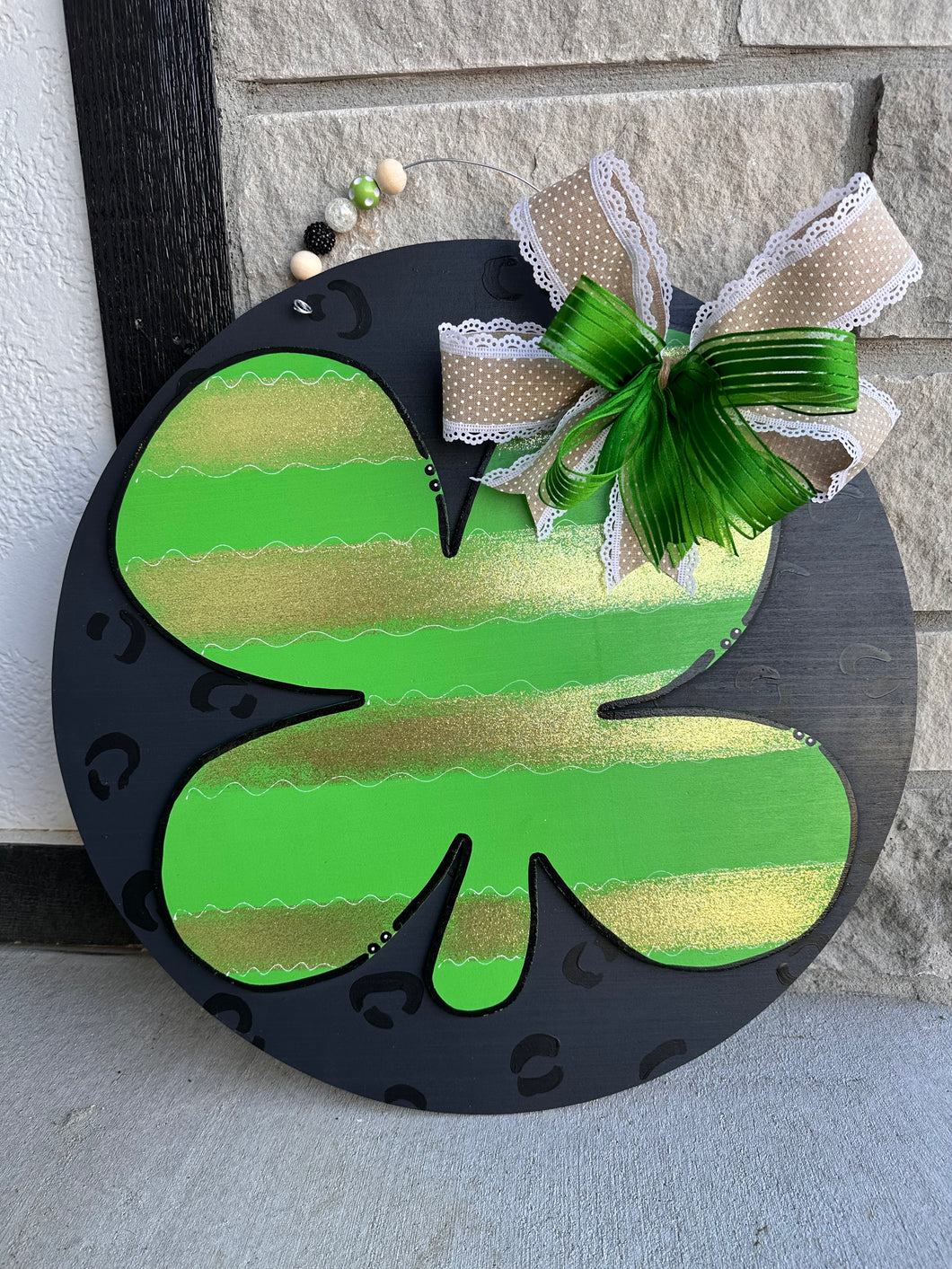 3D Four Leaf Clover Door Hanger