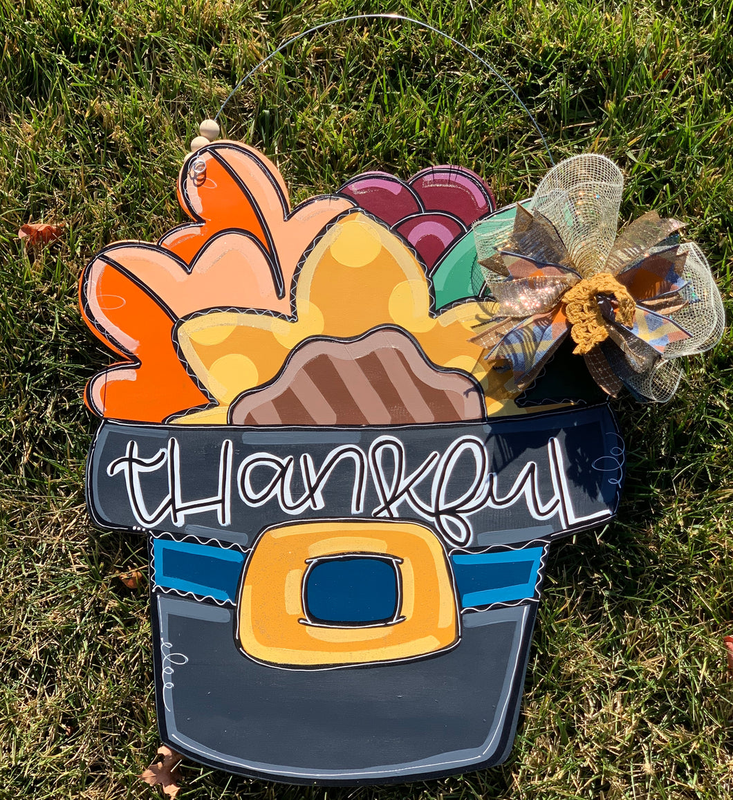 Thanksgiving Hat Door Hanger