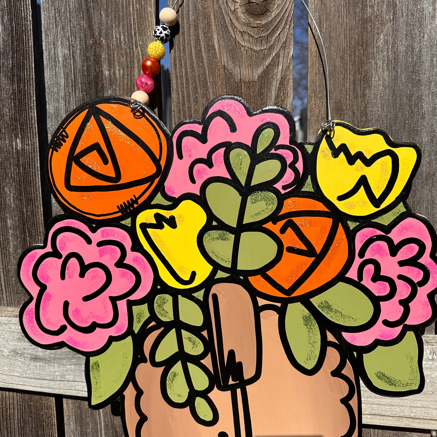 Cowgirl Boot Door Hanger