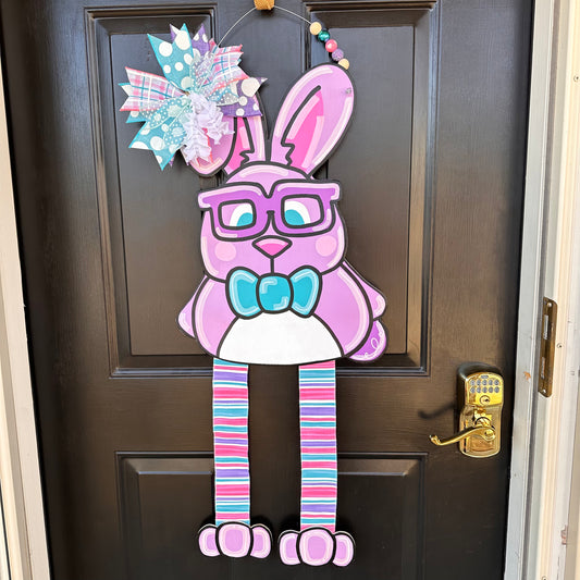 XL Ribbon Leg Bunny Door Hanger