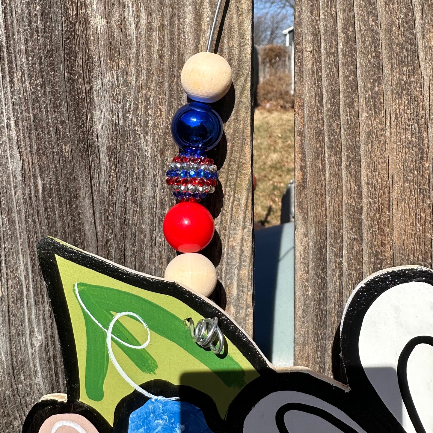 Patriotic Flower Door Hanger