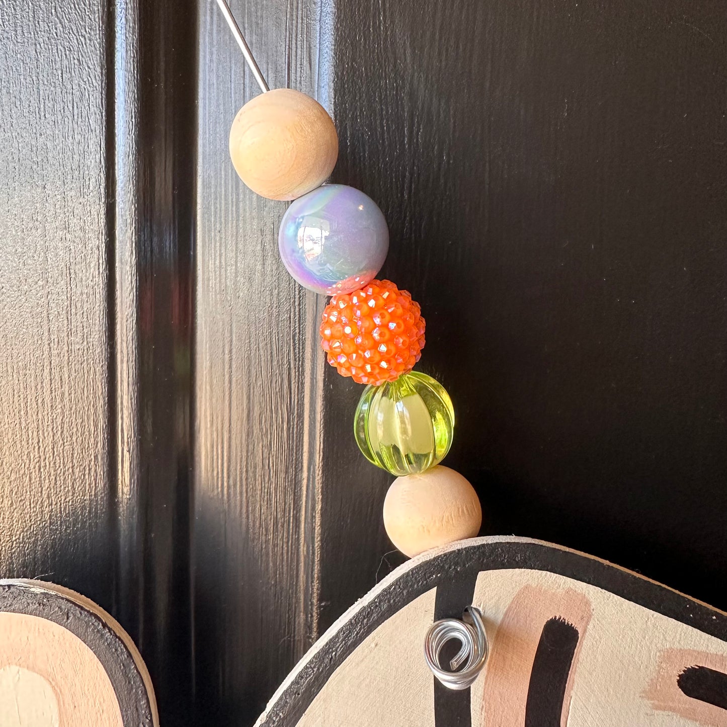 XL Easter Bunny Ribbon Leg Door Hanger