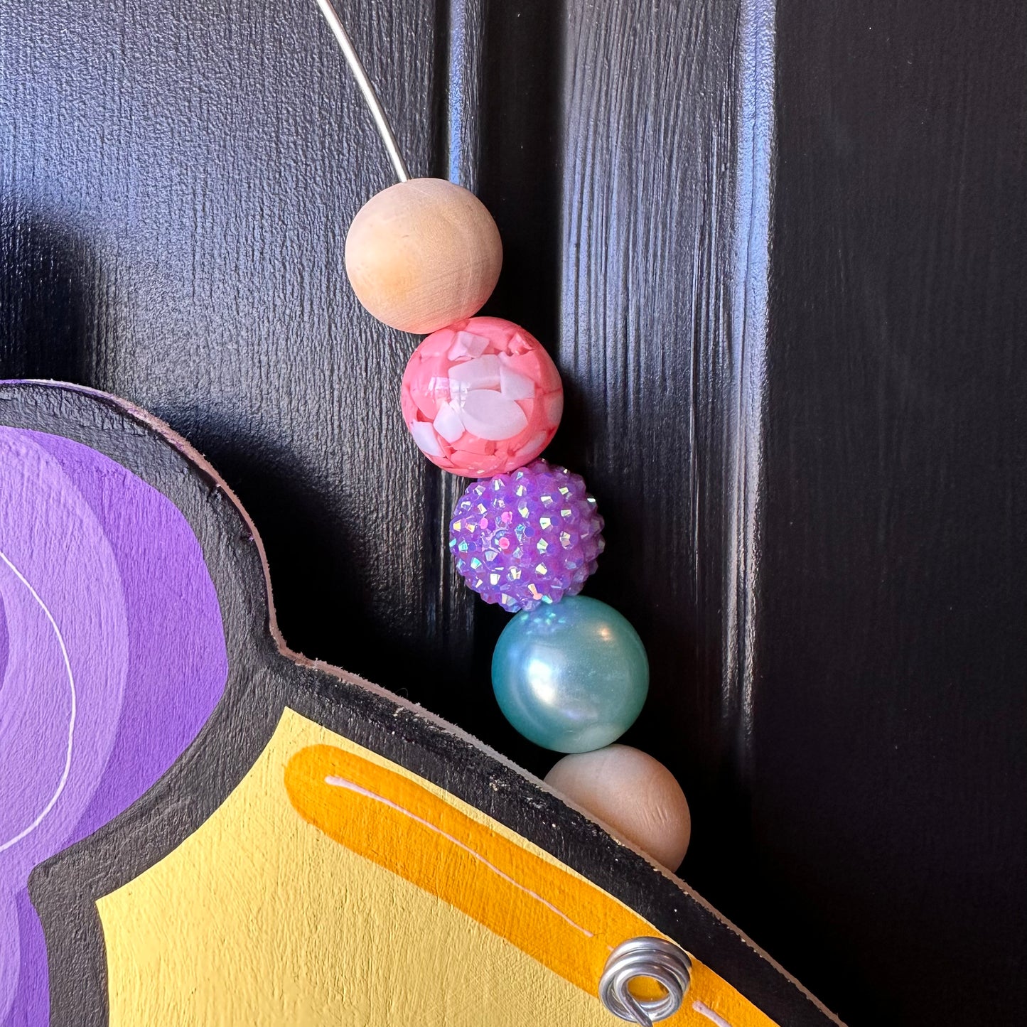 XL Ribbon Girl Ducky Leg Door Hanger